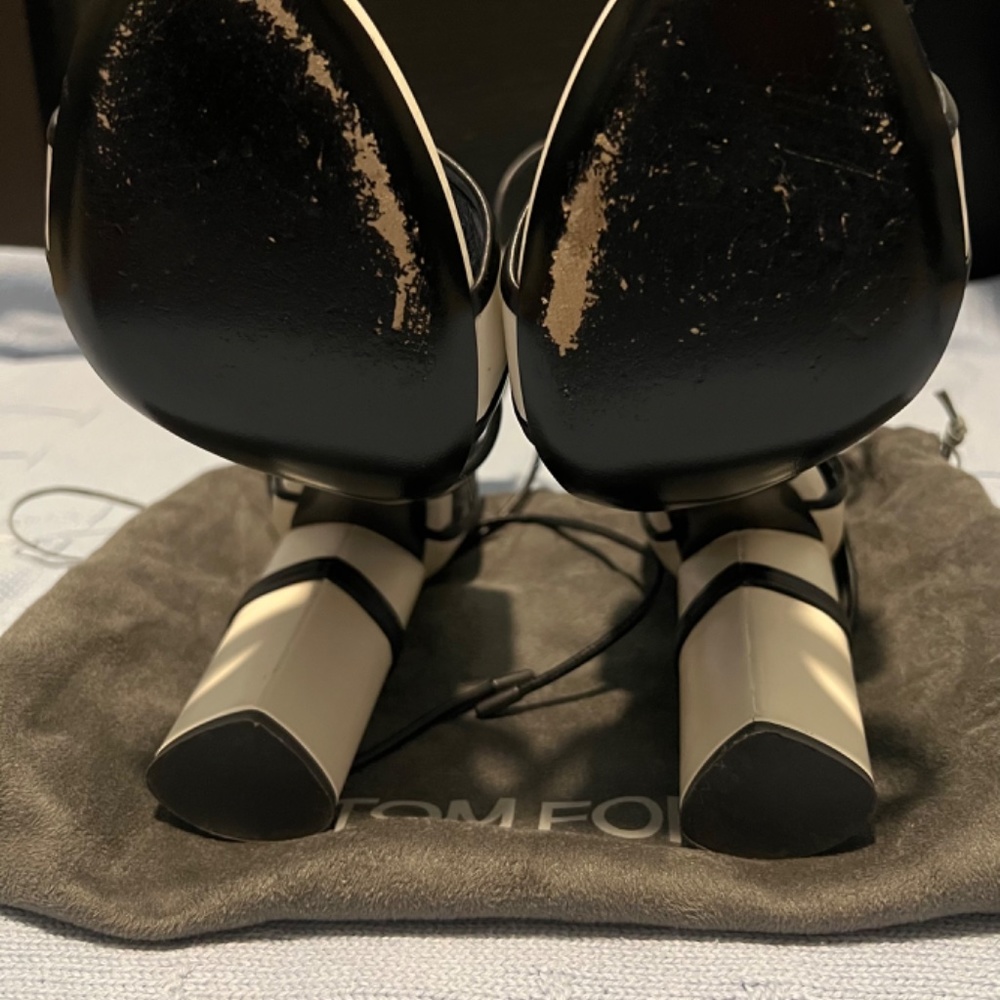 Tom Ford Paneled Patchwork Sandals - image 4